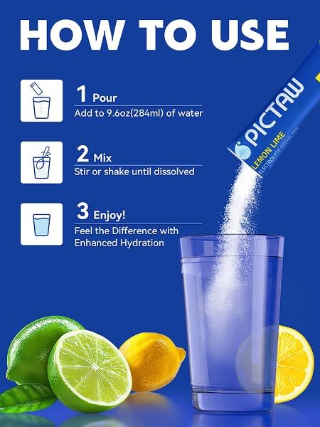Pictaw Variety Pack  Electrolytes Powder Packets - Hydration Packets
