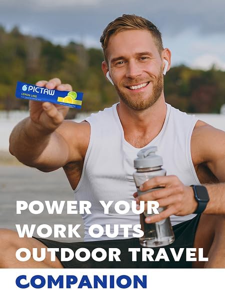 Pictaw Variety Pack- 6 Flavors Electrolytes Powder Packets, Hydration Packets Variety 30 Stick Packs