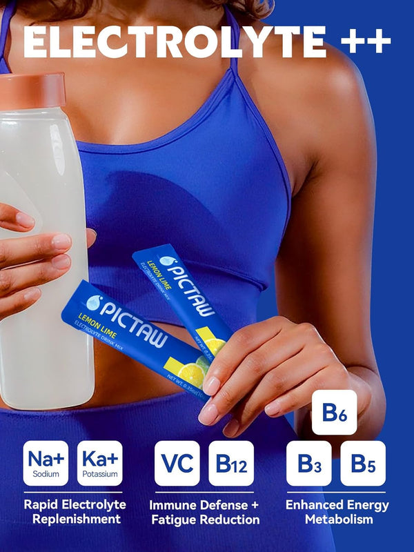 Pictaw Variety Pack  Electrolytes Powder Packets - Hydration Packets